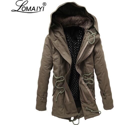 Мужские длинные парки LOMAIYI China At AliExpress