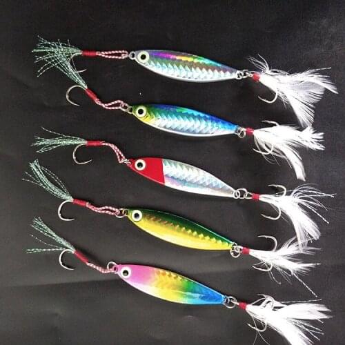 7G Power Fishing Lures Hook Slow Sinking Jerking Freshwater or Saltwater Swimmer for Bass Trout Pike Fishing