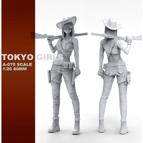 1/20 Resin Kits Tokyo Beautiful Girl Soldier Series Resin Soldier A-070