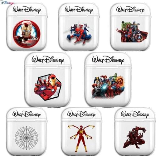 2021 Disney new Marvel authentic Soft Silicone Cases For Airpods 1/2 Protective Bluetooth Wireless Earphone Cover For Air Pods
