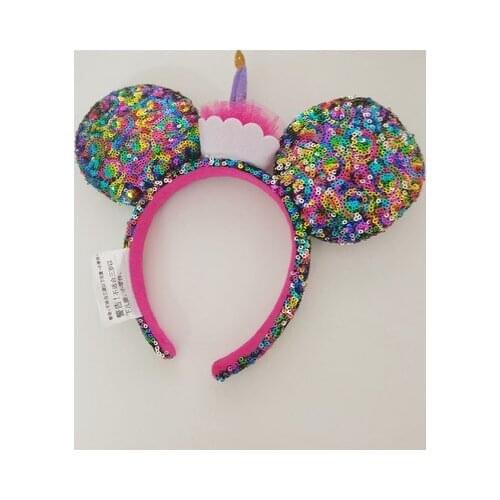 New Disney The Birthday Cake Headband Kid Head Ornament Costume Creative Birthday Party Stuff Kid Gift