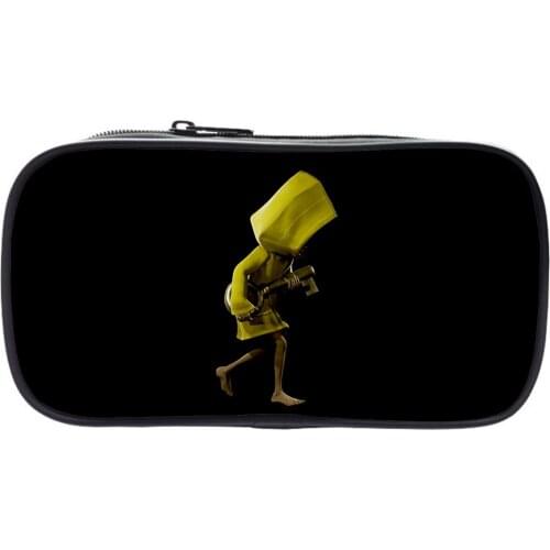 Little Nightmares 2 Pencil Case New Game Pen Bag Student Stationery Storage Bag Girl Makeup Bag Boy Multifunction Pencil Box