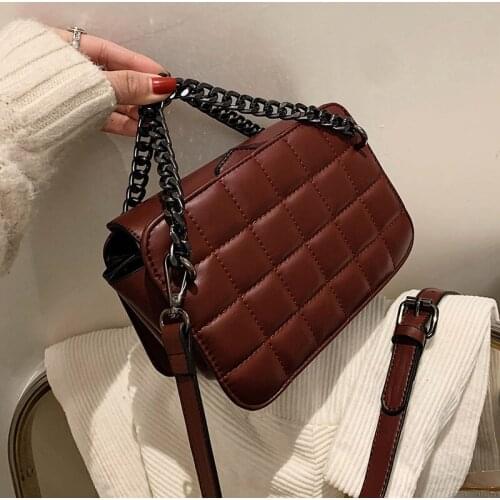 Cube Designer Luxury Womens Famous Brand Small Crossbody Bags Female 2021 Fashion PU Leather Shoulder Handbags and Purses