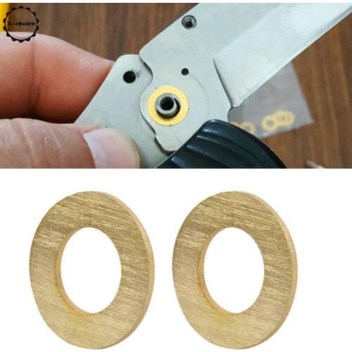 10pcs DIY Folding Knife Washers Folding Knives Screws Folding Brass or Bronze Folding Knife Accessories Tools