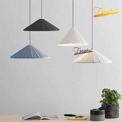Nordic Minimalist Colored Resin Pendant Lights Lighting LOFT Restaurant Pendant Lamp Modern Living Room Indoor Deco Hanging Lamp