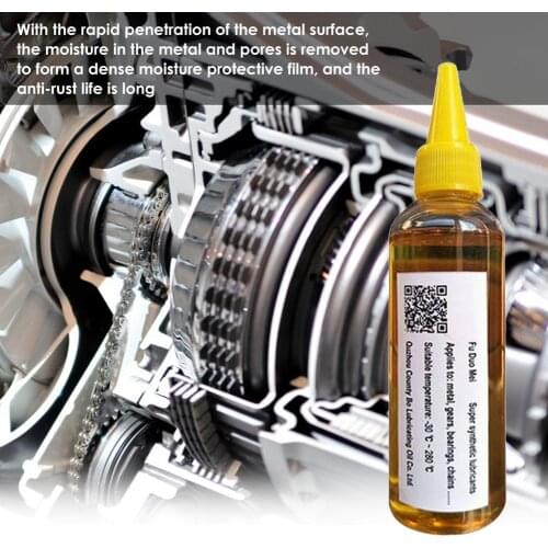 50ml Bike Gear Lubrication Small Molecule Lubricant Effective Anti Rust Industrial Lubricant Bearing Chain Gear Lubrication