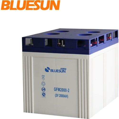 Bluesun 2v 2000ah Gel solar lithium battery solar system battery backup pack home