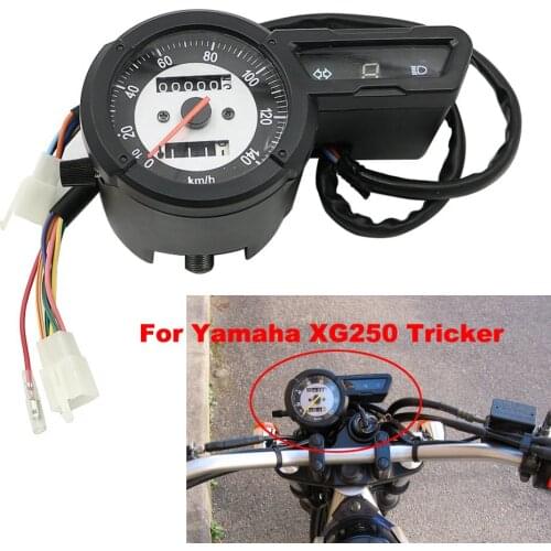 For Yamaha XG250 XG 250 Motorcycle Speedometer Odometer Speed table Instrument shell Meter Gauge Black