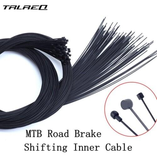 TRLREQ 1 pcs Bike Coated Shifting Brake Inner Cable MTB Road Bicycle Front Rear Derailleur Brake Set
