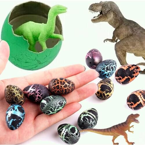 Funny 10pcs/lot Dinosaur Eggs Action Figure Add Water Cracks Grow Growing Egg Hatching Growing Education Toy for Kids Gifts