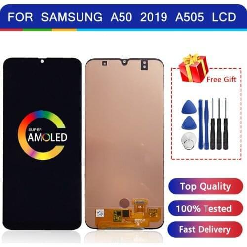 LCD Display Touch Screen Digitizer Assembly Replacement for Galaxy A50 2019 A505 SM-A505F A505U1 A505P A505U A505F A505YN A505FN
