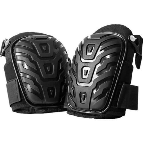 1 Pair Professional Knee Pads with Heavy Duty Foam Padding Comfortable Gel Cushion Strong Double Adjustable Knee Protector