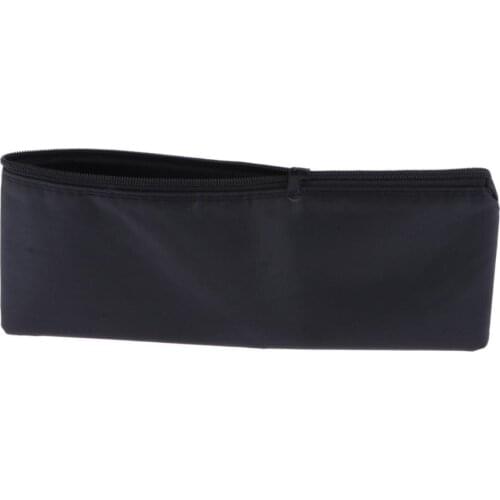 Lots 1 Microphone Protect Zipper Bag Soft Pouch Oxford Cloth Black 31x11cm