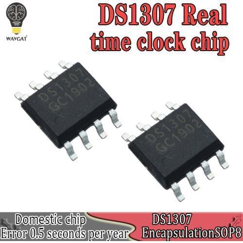 10PCS DS1307 DS1307Z SOP-8 RTC SERIAL 512K I2C Real-Time Clock IC Good Chinese chip