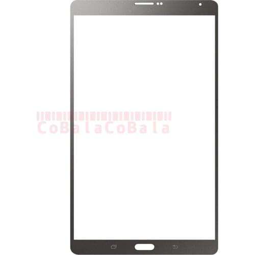 10Pcs Black White For Samsung Galaxy Tab S 8.4 T700 T705 T707 Front Glass 8.4" Touch Screen LCD Outer Panel Replacement Repair