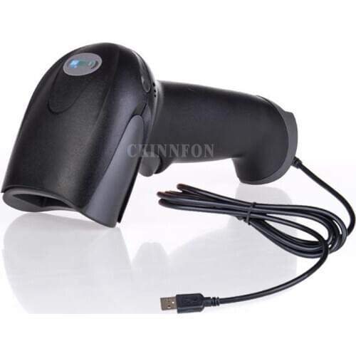 100Pcs/Lot Laser Wired Barcode Scanner F5 Barcode Reader Bar Code Reader Handheld Usb Scanner Usb Barcode Scanner New
