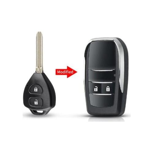 2 / 3/2+1/ 4 Buttons Modified Flip Folding Remote Blank Key Shell For Toyota Corolla RAV4 Toy43