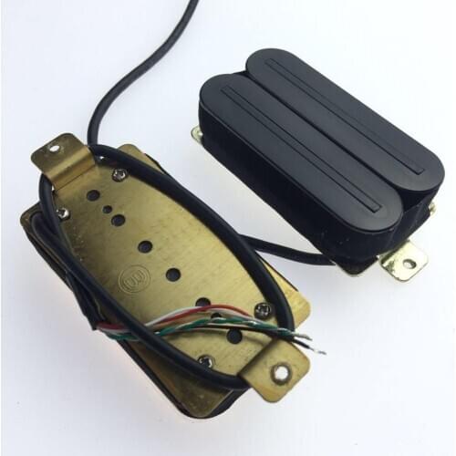 2xElectric Guitar Pickups Dual Rail Humbucker Double Coil Pickup Accessories