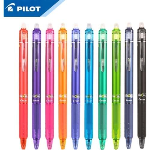3Pcs Pilot frixion erasable color gel pen LFBK-23EF 0.5mm multi-color optional quick-drying stationery