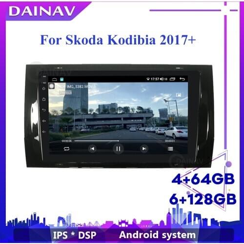 2 Din Car Multimedia Player Stereo For Skoda Kodibia 2017+ Autoradio Tesla Car Radio GPS Navigation