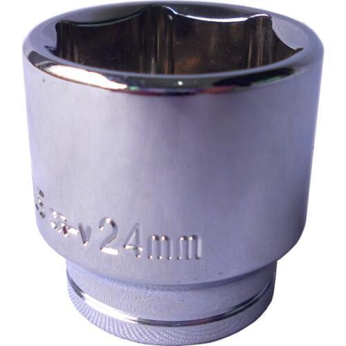 BOSI 3/8" drive metric 24mm six-point socket Cr-v steel