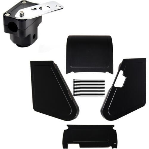 Motorcycle Under Seat Storage Black Body Panels And Handlebar Stand Post Clamp Risers Fit For Honda Ruckus / Zoomer NPS50