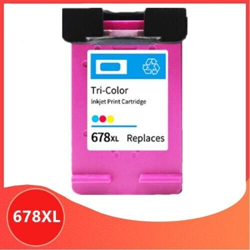 Color 678 Ink Cartridge for HP 678 XL Ink Cartridge for 678XL for hp678 Deskjet 2515 3515 1018 1518 2548 3548 4518 2648 Printer