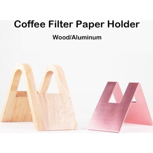 Coffee V60 Filter Paper Holder Simple Coffee Filters Dispenser Rack Storage Paper Tissue Box Shelf Coffee Tools Accessories