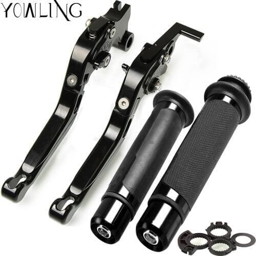 For Kawasaki W800/SE W800SE 2012 2013 2014 2015 2016 Motorcycle Adjustable Folding Brake Clutch Levers Handlebar Hand Grips