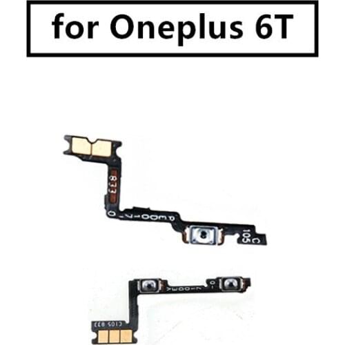 For oneplus 6T Power Volume Side Key Button Flex Cable ON OFF Switch Flex Cable Replacement Repair Parts
