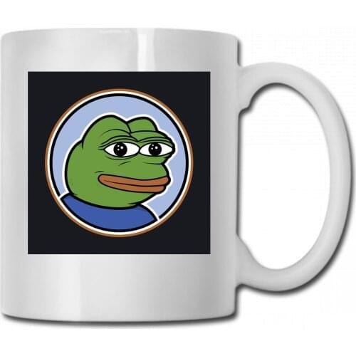 Pepe The Frog Meme T-Shirt - Pepe New Print Formal Breathable Child Hip-Hop Kawaii Vacation Mug Cup