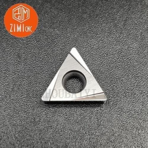 Lathe cutter TCGT110204L-W cermet CNC blade triangle indexable external turning tool grain boring blade Chip breaking tool