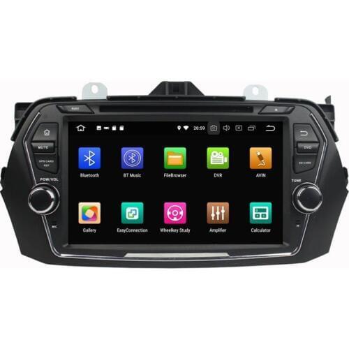IPS Screen 4GB RAM Octa Core 8" Android 8.0 Car Radio DVD Player for Suzuki CIAZ 2015 2016 GPS Bluetooth WIFI USB DVR 32GB ROM