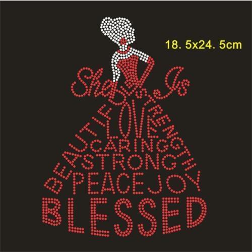 SINUAN Hotfix Strass Motif Motif Rhinestones Chinese Beads Customize Garment Accessories 10Pieces/Lot Rhinestone Decorations