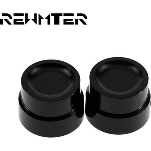 Motorcyle Black Front/Rear Axle Nut Covers Cap For Harley Sportster XL 883 1200 Dyna Softail Touring Accesorios Moto Lug Nuts