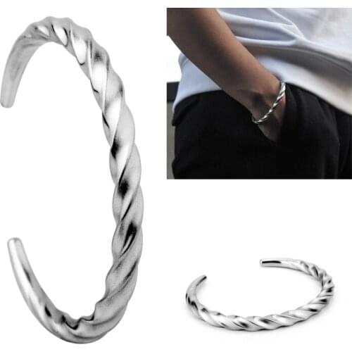 Mens and womens fashion hip hop jewelry cuff bracelet bracelet silvery alloy wristband gift