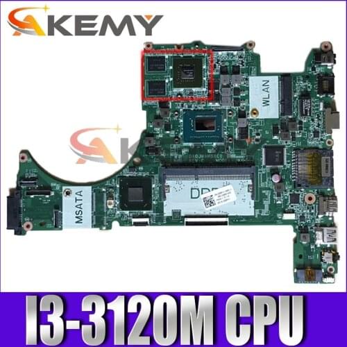 Original Laptop motherboard For DELL Vostro 5560 V5560 I3-3120M SR0TY Mainboard DA0JWAMB8C1 CN-090T1K 090T1K N13P-GV2-S-A2