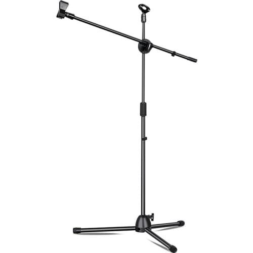 Peak Zinc Base Tripod Mic Stand with Boom Arm Mic Stands Microphone Stand Adapter