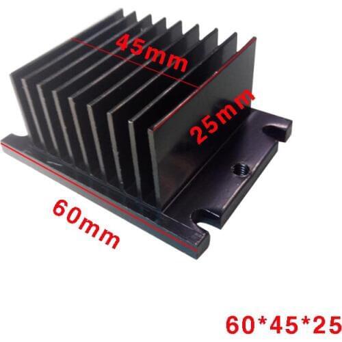 Diy semiconductor Guide cold box cooling block 4 core aluminium block 60mm*45mm*25mm cpu radiator 60*45*25mm heatsink