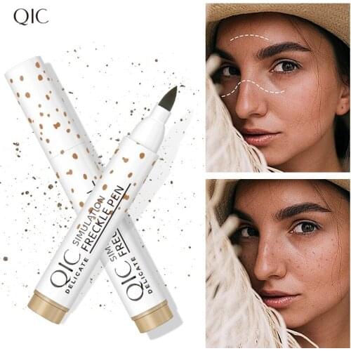 Hot Soft Brown Freckle Pen Waterproof Long-lasting Create the Most Effortless Sunkissed Looks Natural Freckle Pencil Easy Makeup