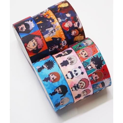 DIY Handmade Materials Printed Grosgrain Ribbon 50 Yard Per Size 52852