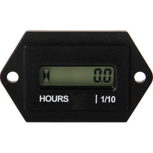 Resettable Hour Meter for Marine ATV Motorcycle Snowmobile Jet Ski Motocross TRACTOR Farm Machinery DC 4.5-90V Tractor Truck For