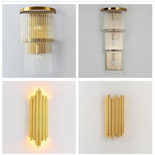 Modern nicho de parede wood dining room bedroom corridor bedroom lamp espelho