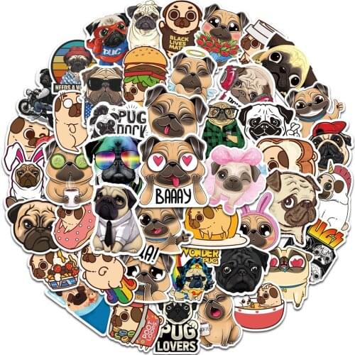 10/50PCS Anime Animal Dog Funny Stickers Laptop Guitar Luggage Fridge Bike Waterproof Graffiti Sticker Decal Kid Classic Toys