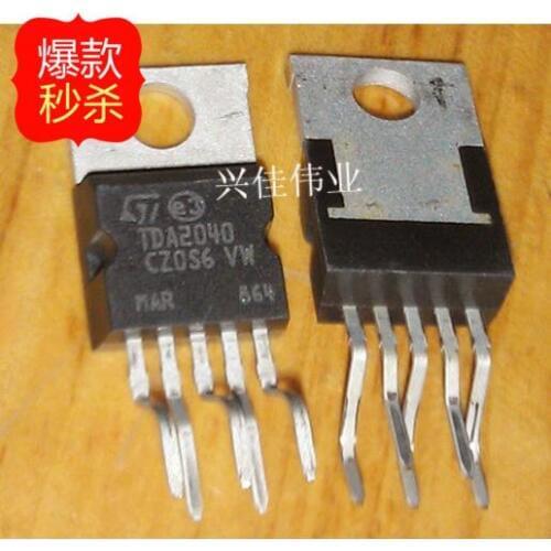 10PCS New original authentic TDA2040 TDA2040A TO220-5 Audio Power Amplifier