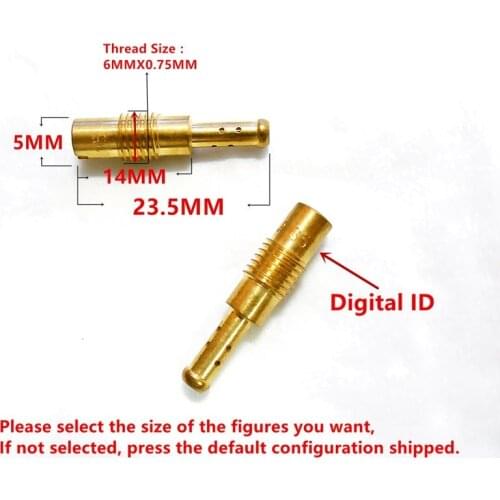 12pcs pilot jet / pack) Motorcycle Keihin carburetor short pilot jet N424-26 Slow Jet for GY6 CB CBT PE Series