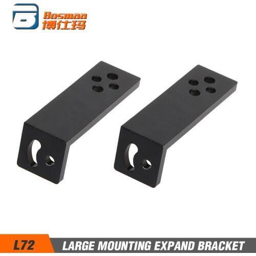 2Pcs BOSMAA L72 Large Universal Motorcycle Headlight Bracket Spotlight holder Clamp Mount Driving Hunting For Harley-Davidson