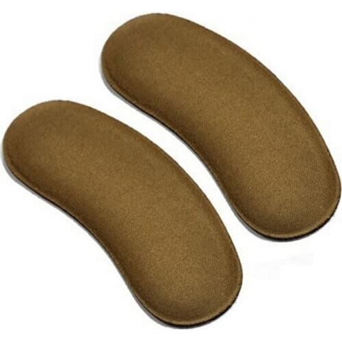 5 Pairs(10PCS) Fabric Sticky Gel Back Heel Grip Liner Shoe Insert Pad Cushion A70