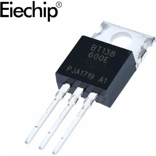 5PCS BT138-600E BT138-600 TO-220 12A 600V Triac new and original