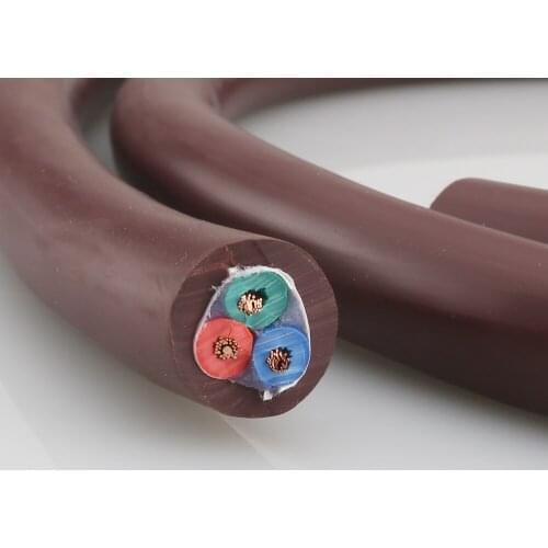 Audicrast P125 Hi Performance DIY Power cable EMC shielded OFC copper plated power cable bulk cable